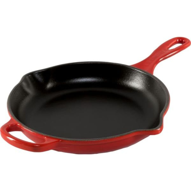 Le Creuset Frying & Serving Pan Cast Iron Cherry Red 23 cm