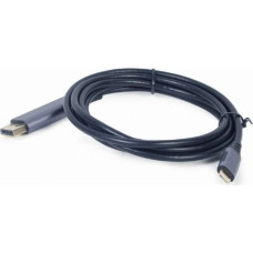 Gembird CABLE USB-C TO DP 1.8M/GREY CC-USB3C-DPF-01-6 GEMBIRD