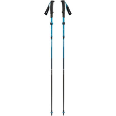 Black Diamond Trekking Poles Distance Carbon FLZ (anthracite/blue, 1 pair, 95-110 cm)
