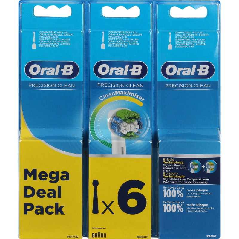 Oral-B Precision Clean 2+2+2 Pack FFS (white)