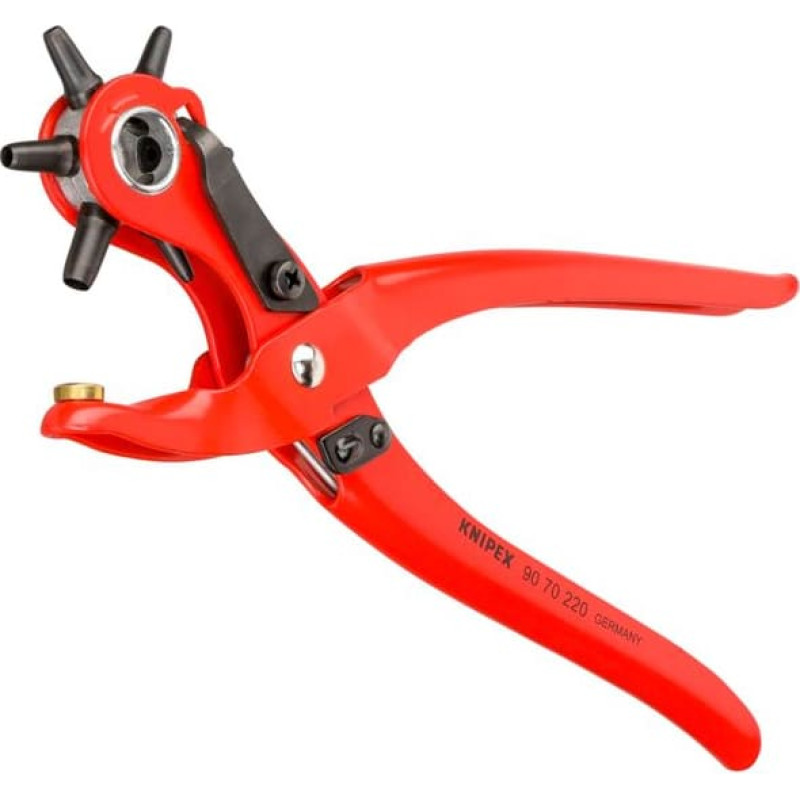 Knipex Revolving Punch Pliers red 220 mm