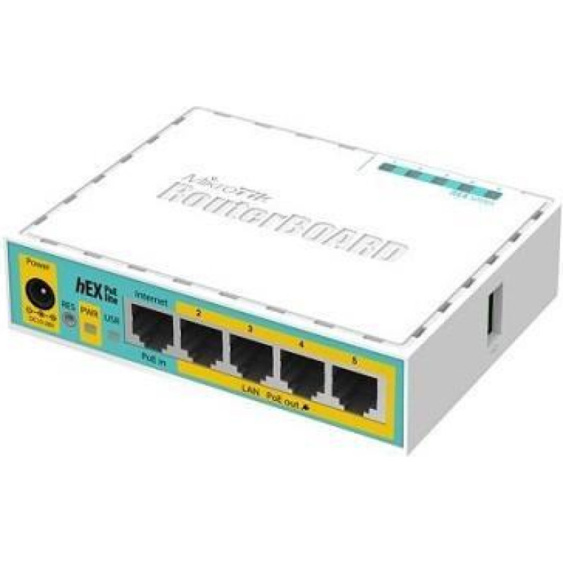 Mikrotik NET ROUTER 10/100M 5PORT HEX/POE LITE RB750UPR2 MIKROTIK