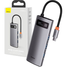 Baseus Hub 5in1 Baseus Metal Gleam Series, USB-C to 3x USB 3.0 + HDMI + USB-C PD