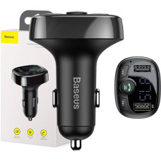 Baseus FM Transmitter T typed Bluetooth 2xUSB microSD (Black)