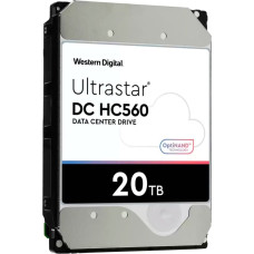 Western Digital HDD|WESTERN DIGITAL ULTRASTAR|Ultrastar DC HC560|WUH722020BLE6L4|20TB|SATA|512 MB|7200 rpm|3,5"|0F38785