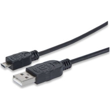 Manhattan Kabel USB Manhattan USB-A - 1 m Czarny (393874)