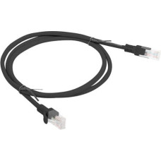 Lanberg Patchcord, Cat6, unscreened, 1m, black (PVC6-10CC-0100-BK)