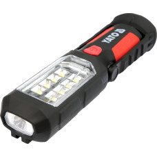 Yato 8+1 LED workshop flashlight 2w1 magnetic 3xAA (YT-08513)