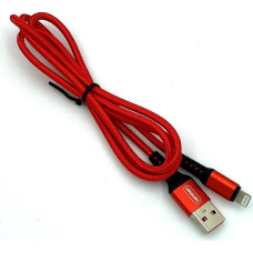 Denmen USB cable Denmen USB-A - microUSB 1 m Red (29354)