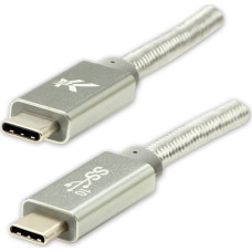 Logo USB cable Logo USB-C - USB-C 1 m White