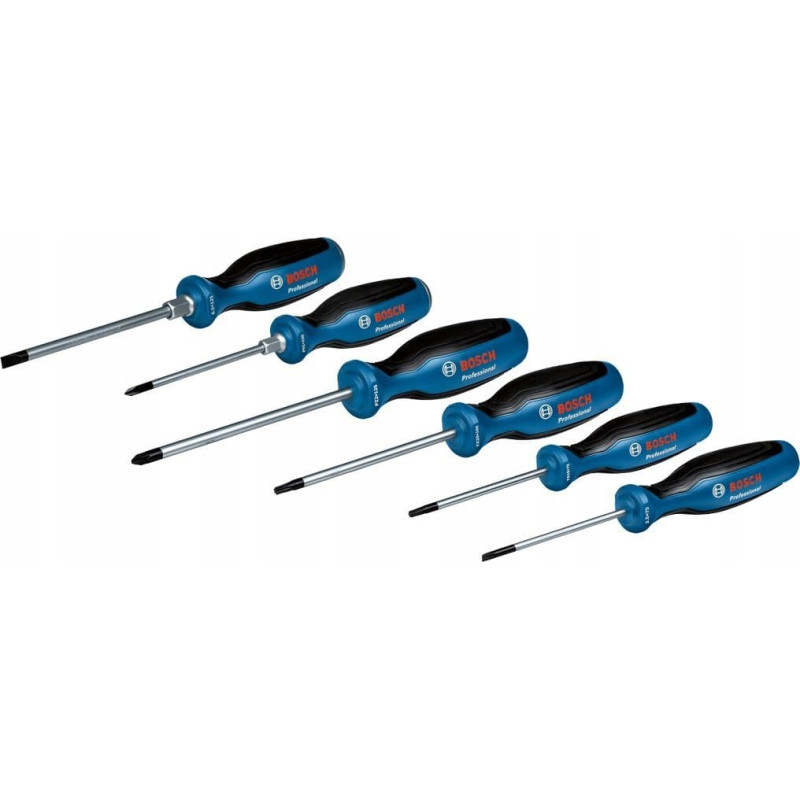 Bosch Screwdriver 6pc Set mix