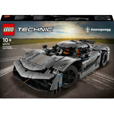 Lego 42173 Technic Koenigsegg Jesko Absolut Super Sports Car in Gray, Construction Toy