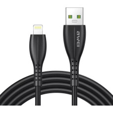Awei Kabel USB Awei USB-A - Lightning Czarny
