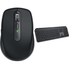 Logitech Mysz Logitech MX Anywhere 3S Graphite (910-006929) + MX Keys S Bezprzewodowa Graphite US (920-011587)