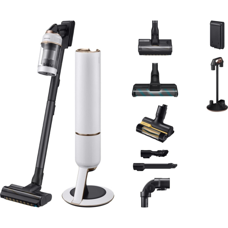 Samsung Odkurzacz pionowy Samsung Bespoke Jet Plus Complete VS20B95843W/GE