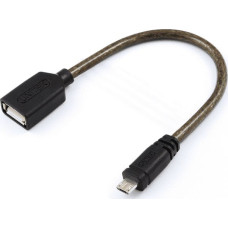 Unitek Kabel USB Unitek microUSB - USB-A 0.22 m Czarny (YC438)
