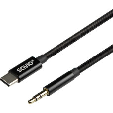 Savio Kabel Savio CL-187 USB-C do Mini Jack 3.5mm 1m