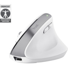 Trust MOUSE USB OPTICAL WRL BAYO+/ERGONOMIC WHT 25399 TRUST