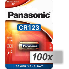 Panasonic 100x1 Panasonic Photo CR-123 A Lithium VPE Outer Box