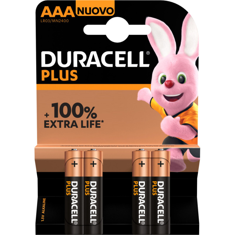 Duracell Plus 100 Vienreizējas lietošanas baterija AAA Sārmaina akumulatoru baterija