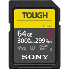 Sony SDXC G Tough series    64GB UHS-II Class 10 U3 V90