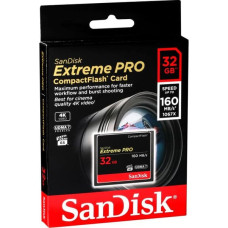 Sandisk MEMORY COMPACT FLASH 32GB/SDCFXPS-032G-X46 SANDISK