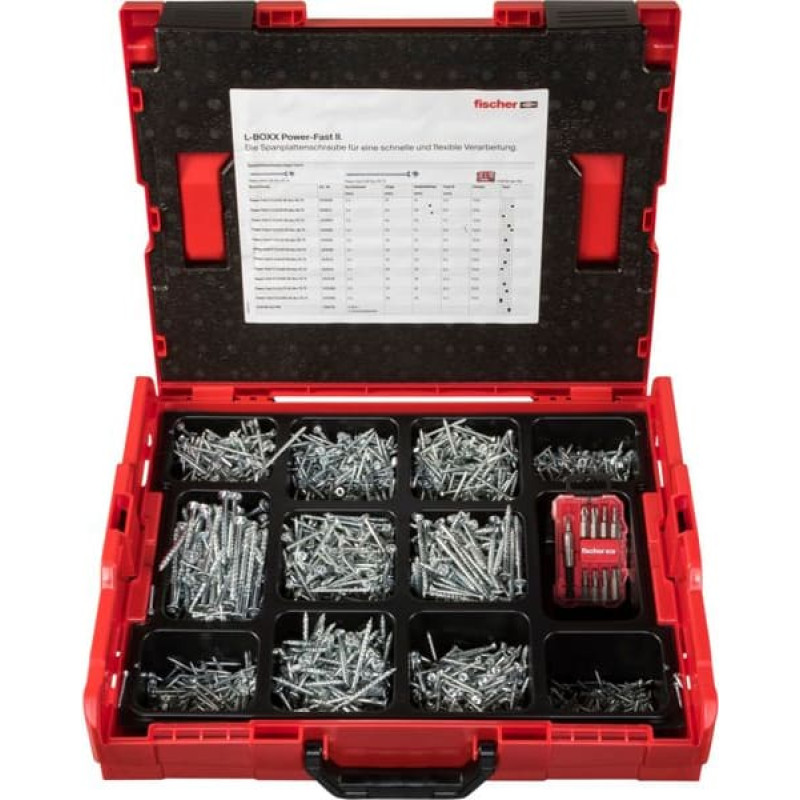 Fischer Power Fast II L-Boxx 102 Screw Set