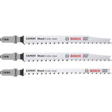 Bosch EXPERT jigsaw blades 3pcs Set Wood 2-side clean