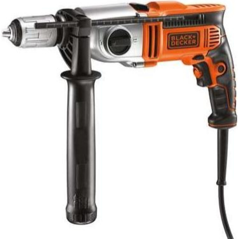 Black+Decker BLACK & DECKER HAMMER DRILL 910W 2-SPEED CASE KR911K