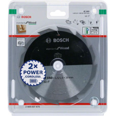 Bosch STANDARD WOOD ACCU 160X20X12T