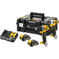 Dewalt ZESTAW COMBO 12,0V DCK2110C2T (DCD701+DCF801) 2x1,3Ah TSTAK II