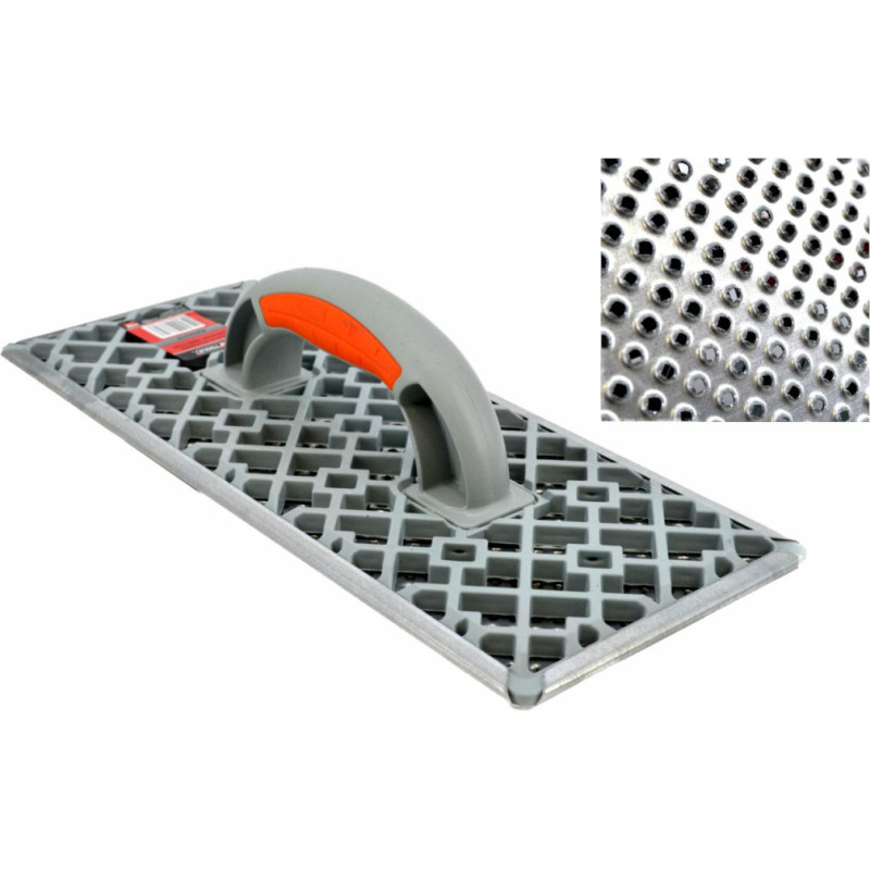 Awtools AW GALVANIZED STEEL SHEET RASPING FLOAT 375mm/ RIBBED PVC BODY & 2C HANDLE