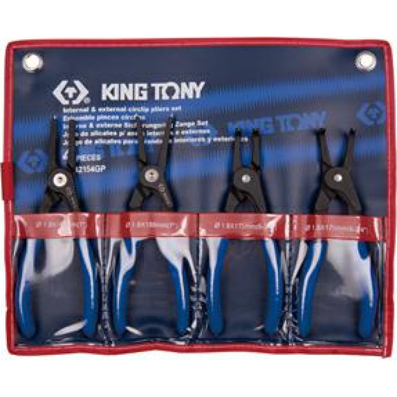 King Tony SZCZYPCE SEGERA KOMPLET 4 elem. ETUI