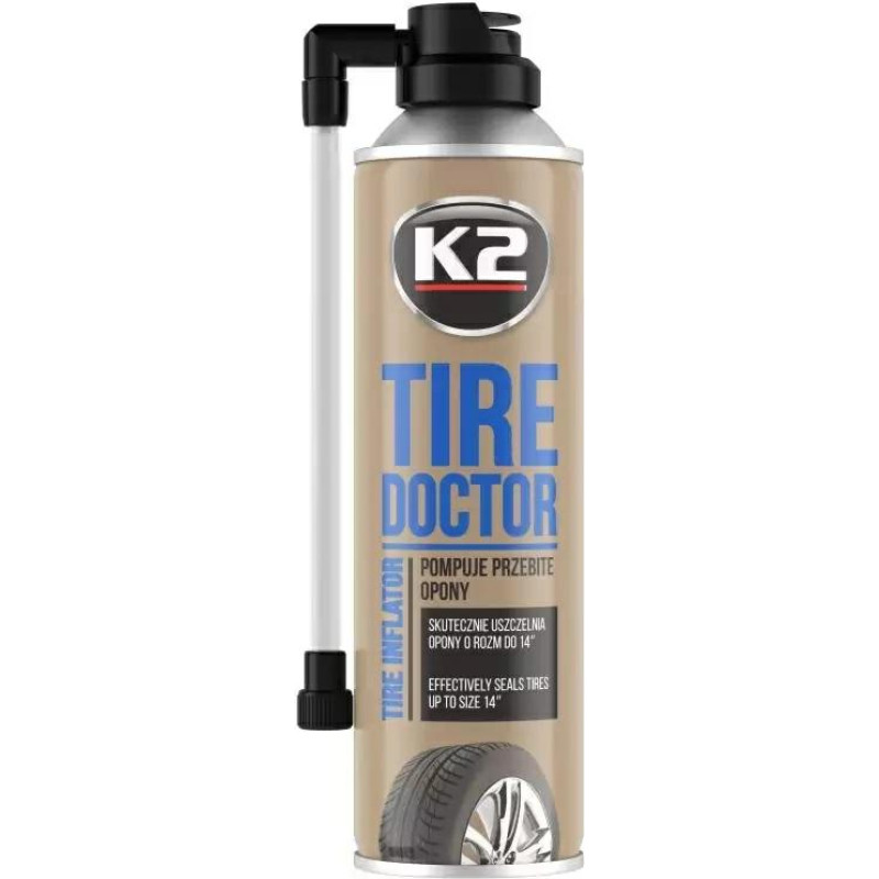 K2 KOŁO ZAPASOWE W SPRAYU TIRE DOCTOR 400ML