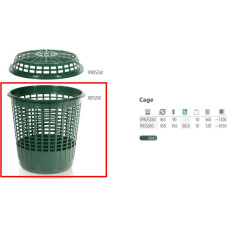 Prosperplast KOSZ ZIELONY CAGE  60L