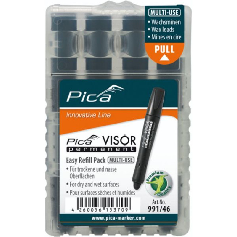 Pica-Marker Pica VISOR permanent replacement refills black