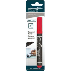 Pica-Marker Pica Permanent Marker 1-4mm, Round Tip, red  Retail Packaging