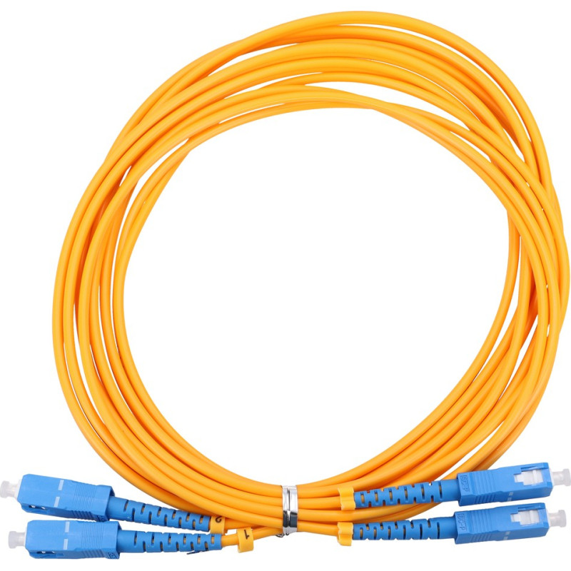 Extralink SC/UPC-SC/UPC | Patchcord | Single mode, Duplex, G652D, 3mm, 5m