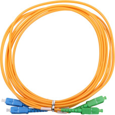 Extralink SC/APC-SC/UPC | Patchcord | Single mode, Duplex, G657A1, 3mm, 1m