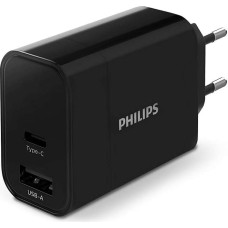 Philips High Power Dual Charger 30W 1 USB-A + USB C