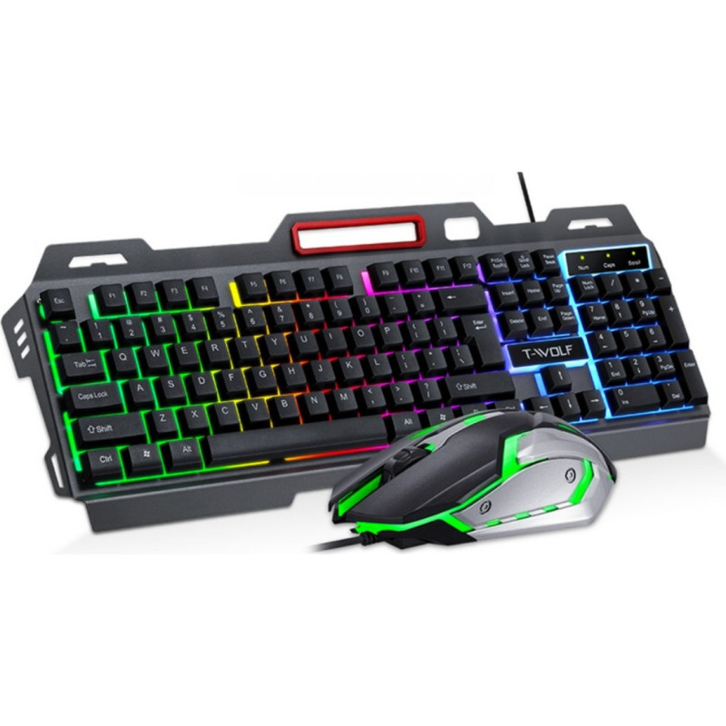 Extralink Gaming Set TF600 2in1 | Keyboard + mouse set | LED backlight