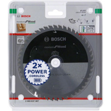 Bosch STANDARD WOOD ACCU 165X20X48T