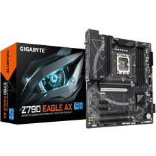 Gigabyte Mainboard|GIGABYTE|Intel Z790|LGA1700|ATX|Memory DDR5|Memory slots 4|2xPCI-Express 3.0 1x|1xPCI-Express 3.0 16x|1xPCI-Express 4.0 16x|1xPCI-Express 5.0 16x|3xM.2|1xHDMI|1xDisplayPort|2xUSB 2.0|5xUSB 3.2|1xUSB-C|1xPS/2|1xRJ45|3xAudio port|Z790EAGL