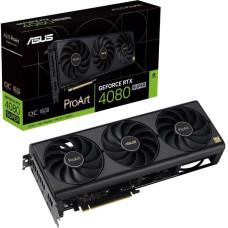 Asus Graphics Card|ASUS|NVIDIA GeForce RTX 4080 SUPER|16 GB|GDDR6X|256 bit|PCIE 4.0 16x|1xHDMI|3xDisplayPort|PROART-RTX4080S-O16G