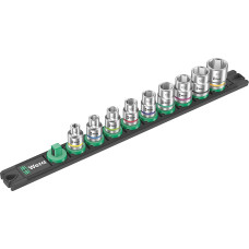 Wera socket magnetic strip B Imperial 1 socket set 3/8, imperial (black/green, 9?piece)