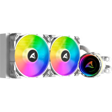 Sharkoon S80 RGB White AIO 240mm, water cooling (white)