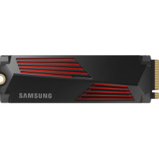 Samsung SSD|SAMSUNG|990 PRO with Heatsink|4TB|M.2|PCIe Gen4|NVMe|TLC|Write speed 6900 MBytes/sec|Read speed 7450 MBytes/sec|TBW 2400 TB|MTBF 1500000 hours|MZ-V9P4T0CW