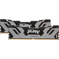 Kingston FURY DDR5 - 96GB - 6400 - CL - 32 (2x 48 GB) dual kit, RAM (silver/black, KF564C32RSK2-96, Renegade, INTEL XMP)