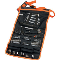 Black+Decker Mechanic Set with Roll Bag 76 Piece Tool Set (Black/Orange)