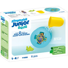 Playmobil 71688 Junior Aqua: Water whirlpool with baby shark, construction toy